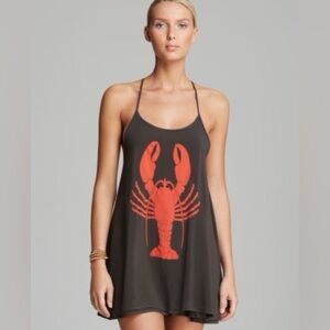 WILDFOX Exclusive Lobster St Lucia Swim Cover-Up Dress